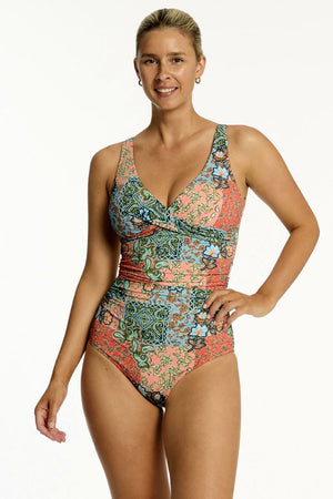 Sea Level Cross Front Multifit One Piece - Java