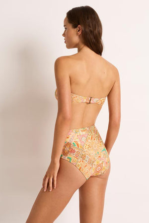 Monte & Lou Reversible High Waist Pant - Tropical Delight/Casa