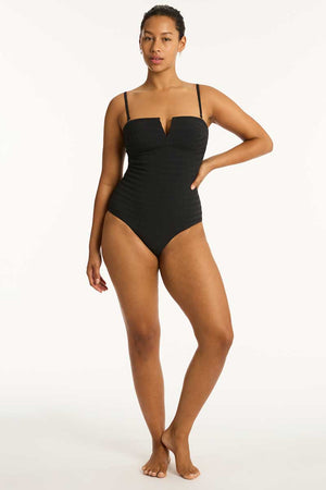 Sea Level Vee bandeau One Piece - Palisades