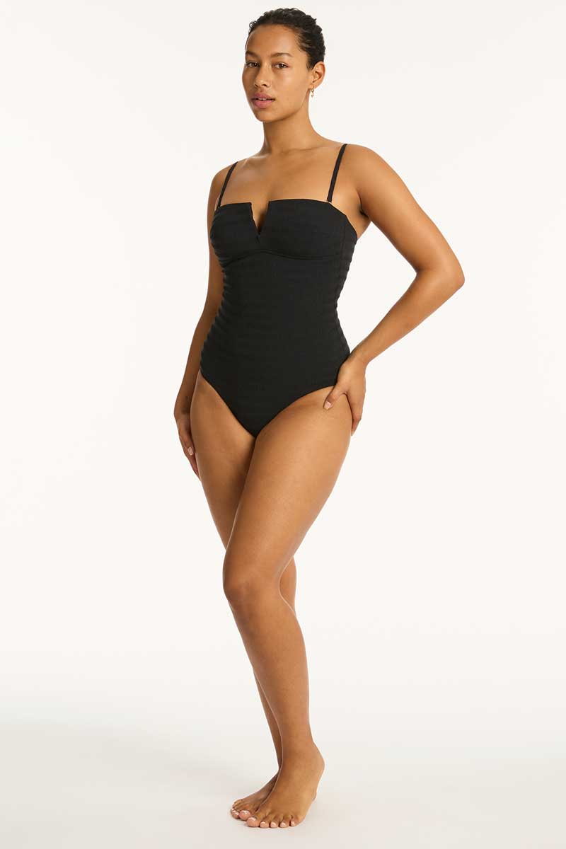 Sea Level Vee bandeau One Piece - Palisades