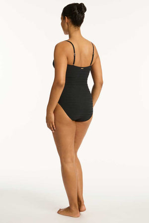 Sea Level Vee bandeau One Piece - Palisades