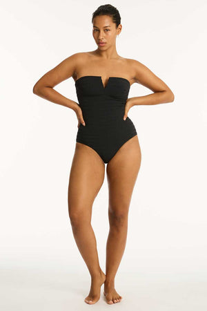 Sea Level Vee bandeau One Piece - Palisades