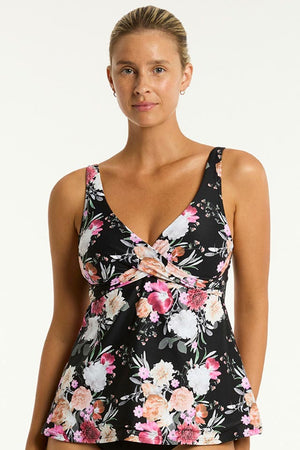 Sea Level Cross Front Swing Singlet Top - Belle