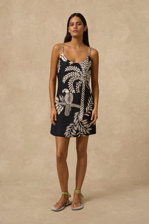 Monte & Lou Mini Slip Dress - Yaz