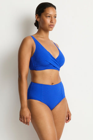 Sea Level Cross Front Multifit Bra Top - Messina