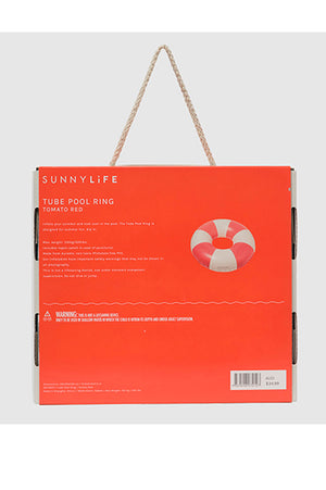 Sunnylife Tomato Tube Pool Ring