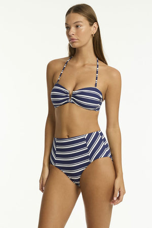 Sea Level Biarritz Panelled High Waist Pant - Biarritz