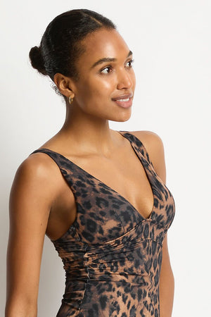 Sea Level Longline Tri Tankini - Savanna