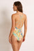 Monte & Lou Frill Plunge One Piece - Penny