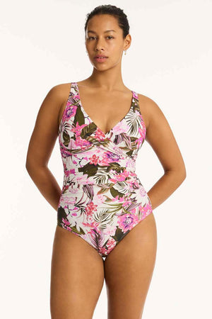 Sea Level Cross Front Multifit One Piece - Isla