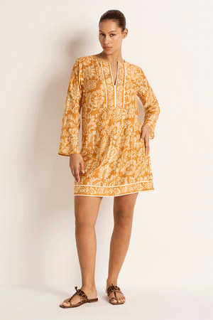 Monte & Lou Mini Kaftan - Sonoma