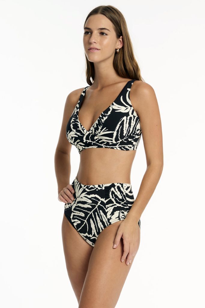 Sea Level G Cup Cross Front Bra Top - Jungle Book