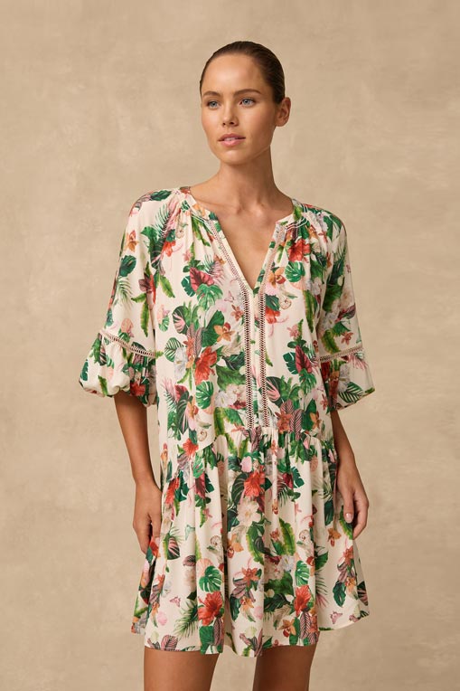 Monte & Lou Mini Dress - Aurora