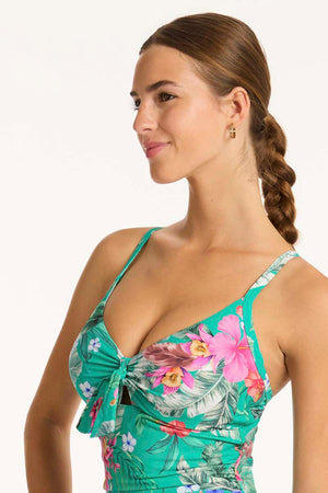 Sea level Tie Front DD/E One Piece - Pacifico