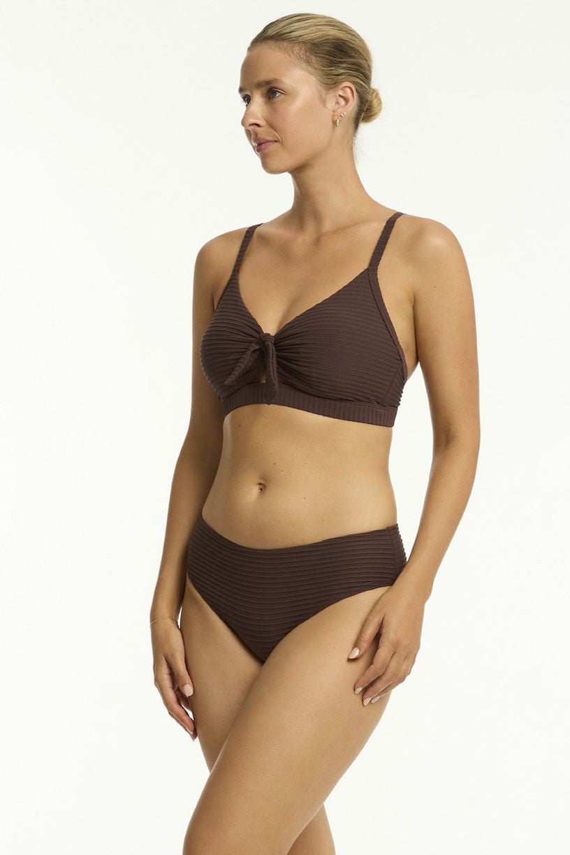 Sea Level Spinnaker Tie Front DD/E Cup Bralette - Spinnaker
