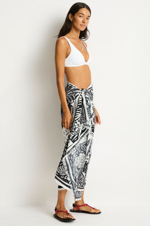 Sea Level Long Sarong - Jungle Lino
