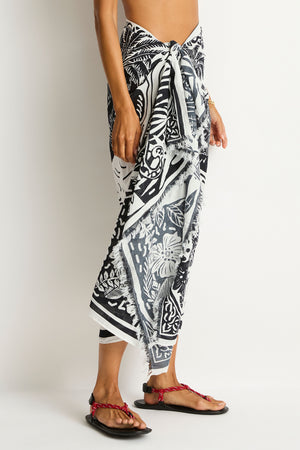 Sea Level Long Sarong - Jungle Lino