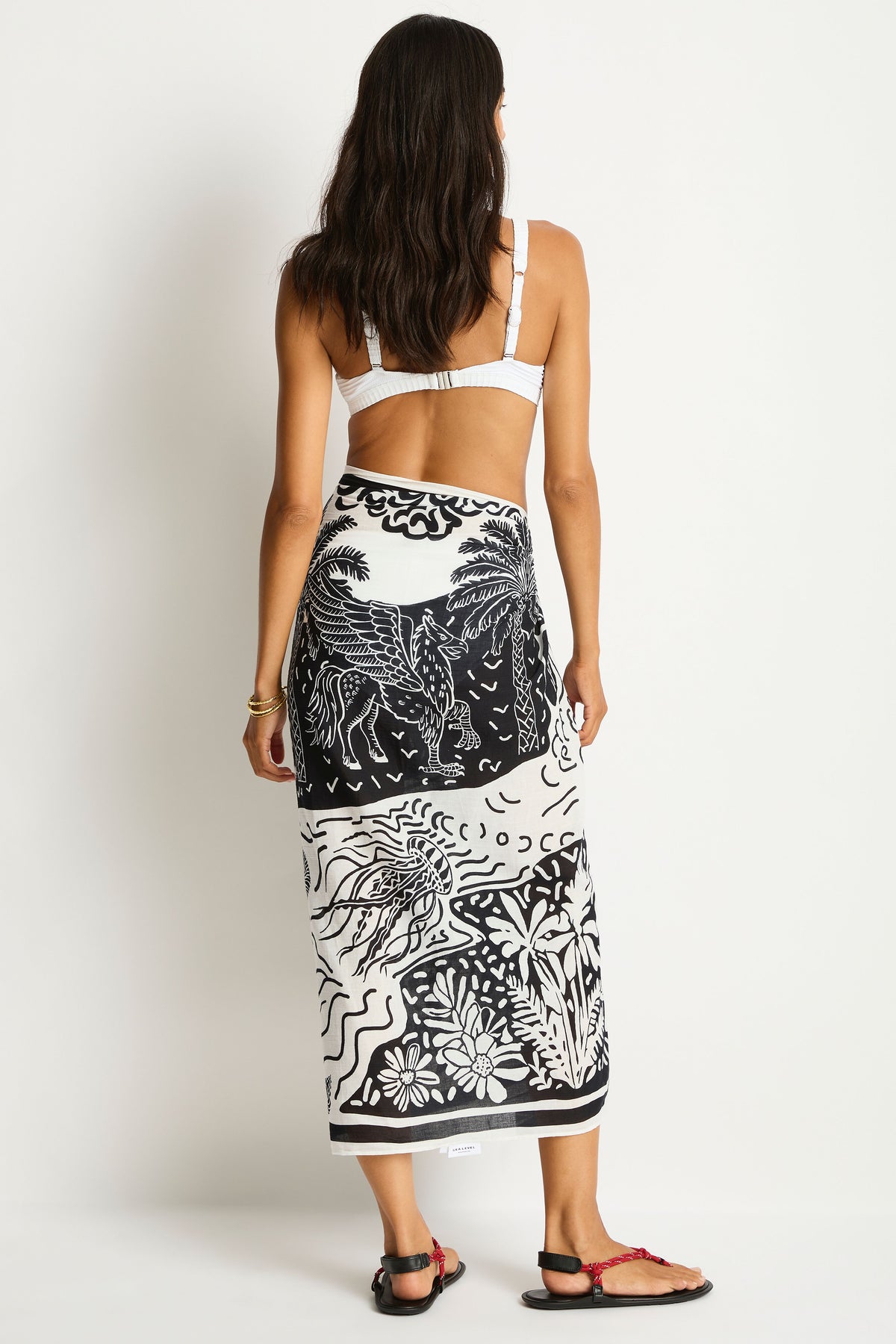 Sea Level Long Sarong - Jungle Lino