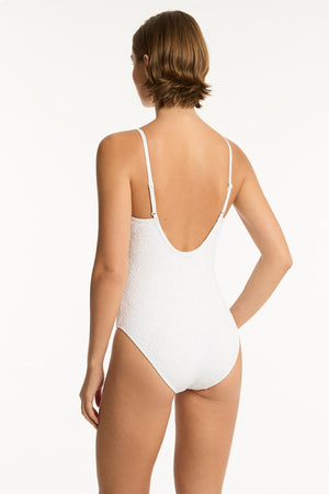 Sea Level Frill One Piece - Interlace