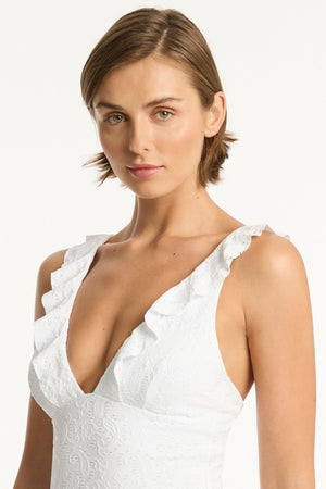 Sea Level Frill One Piece - Interlace