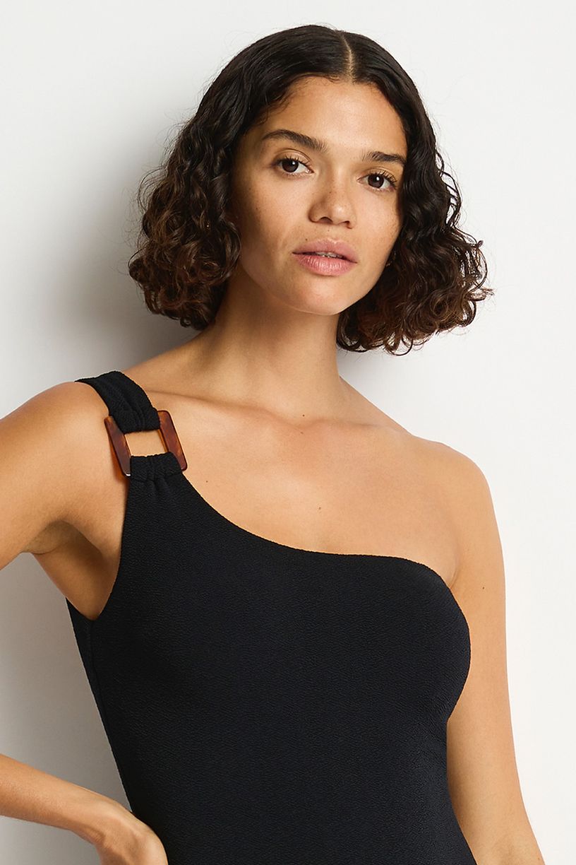 Sea Level One Shoulder One Piece - La Mer