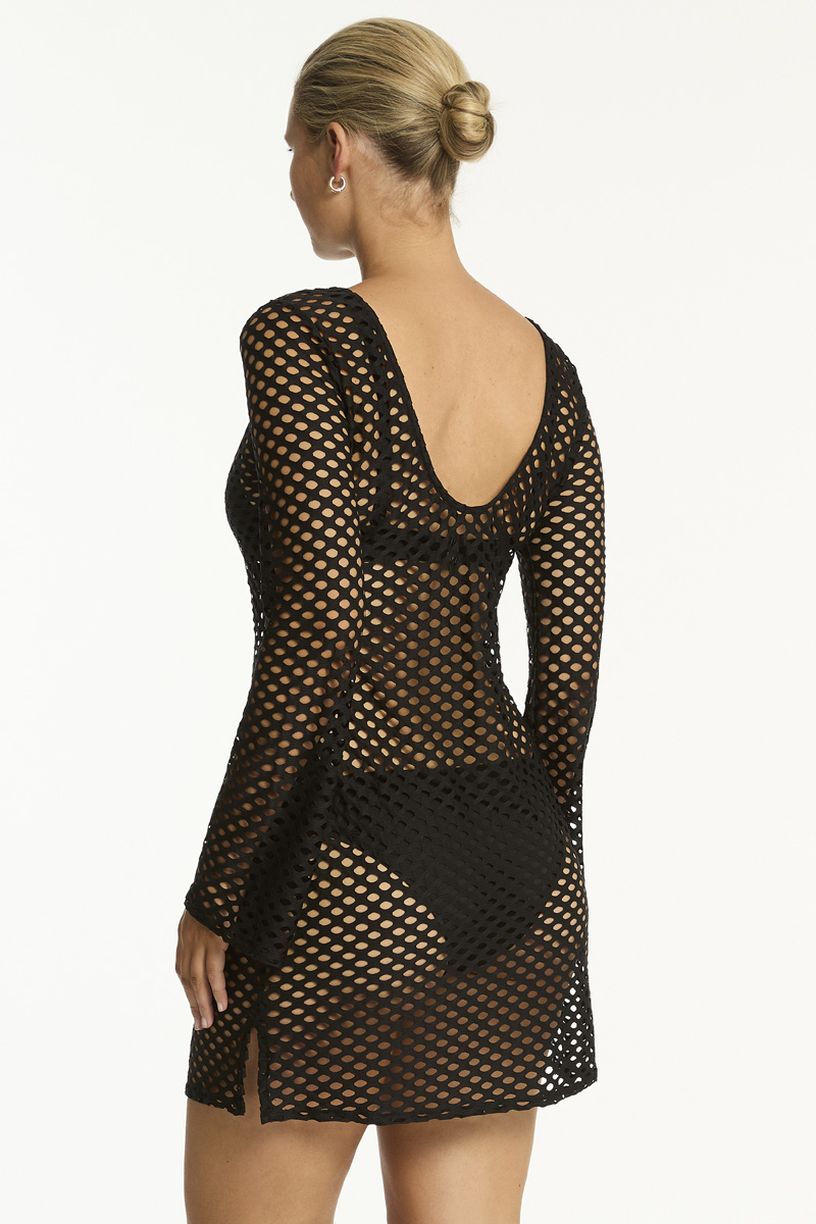 Sea Level Mesh Cover Up - Castaway