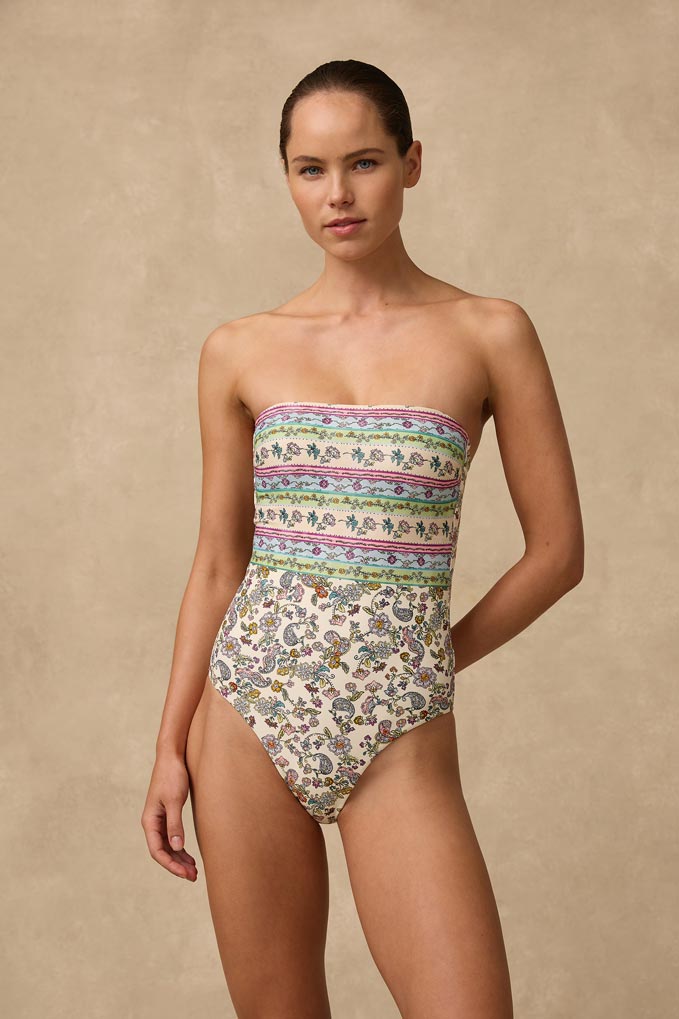 Monte and Lou Bandeau One Piece - Lovina