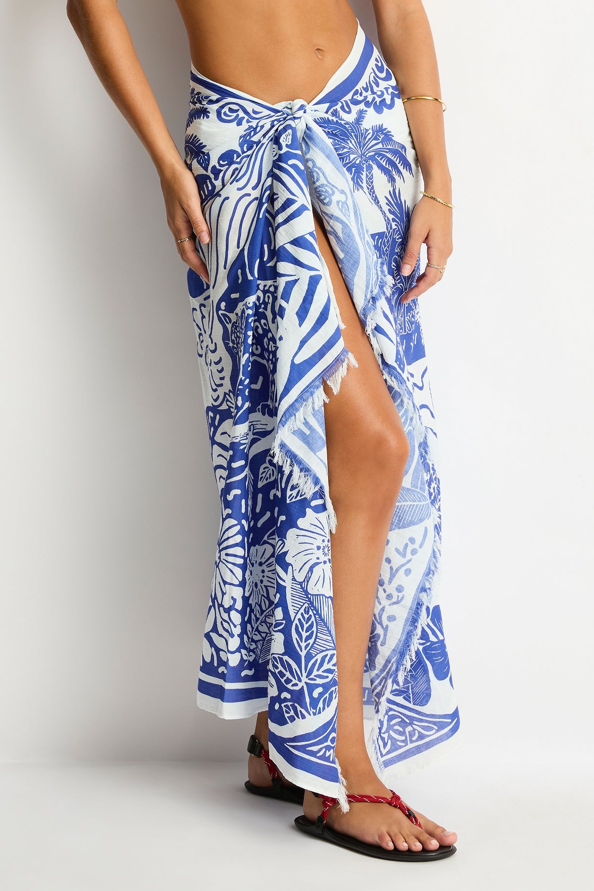Sea Level Long Sarong - Jungle Lino