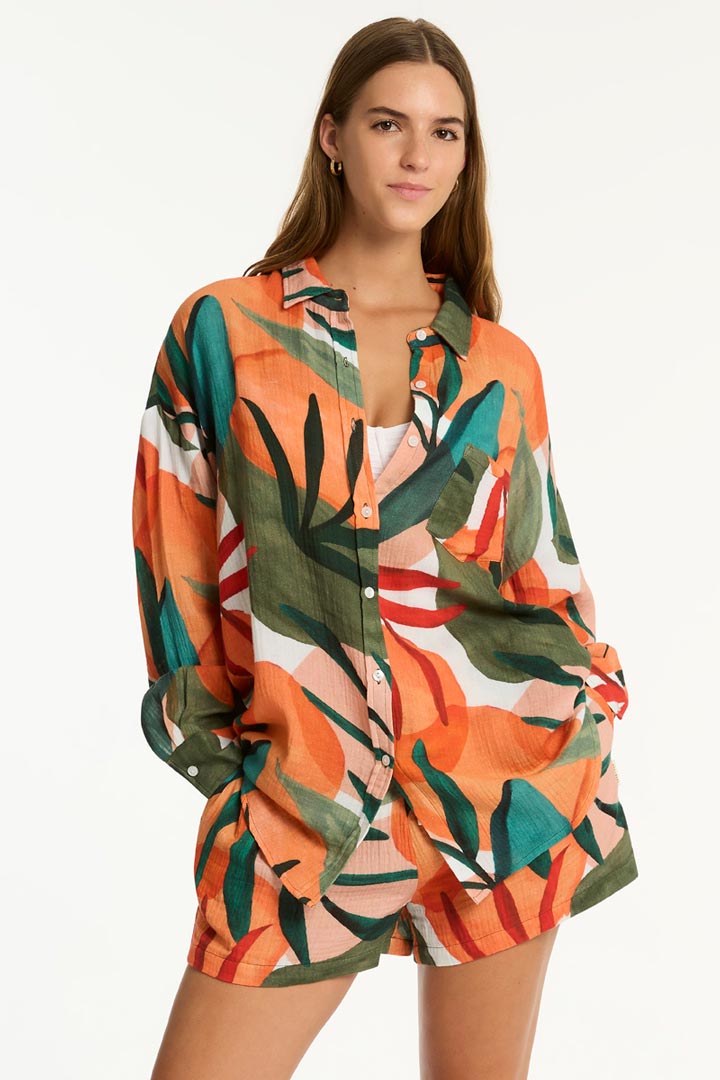 Sea Level Beach Shirt - Tropaluxe