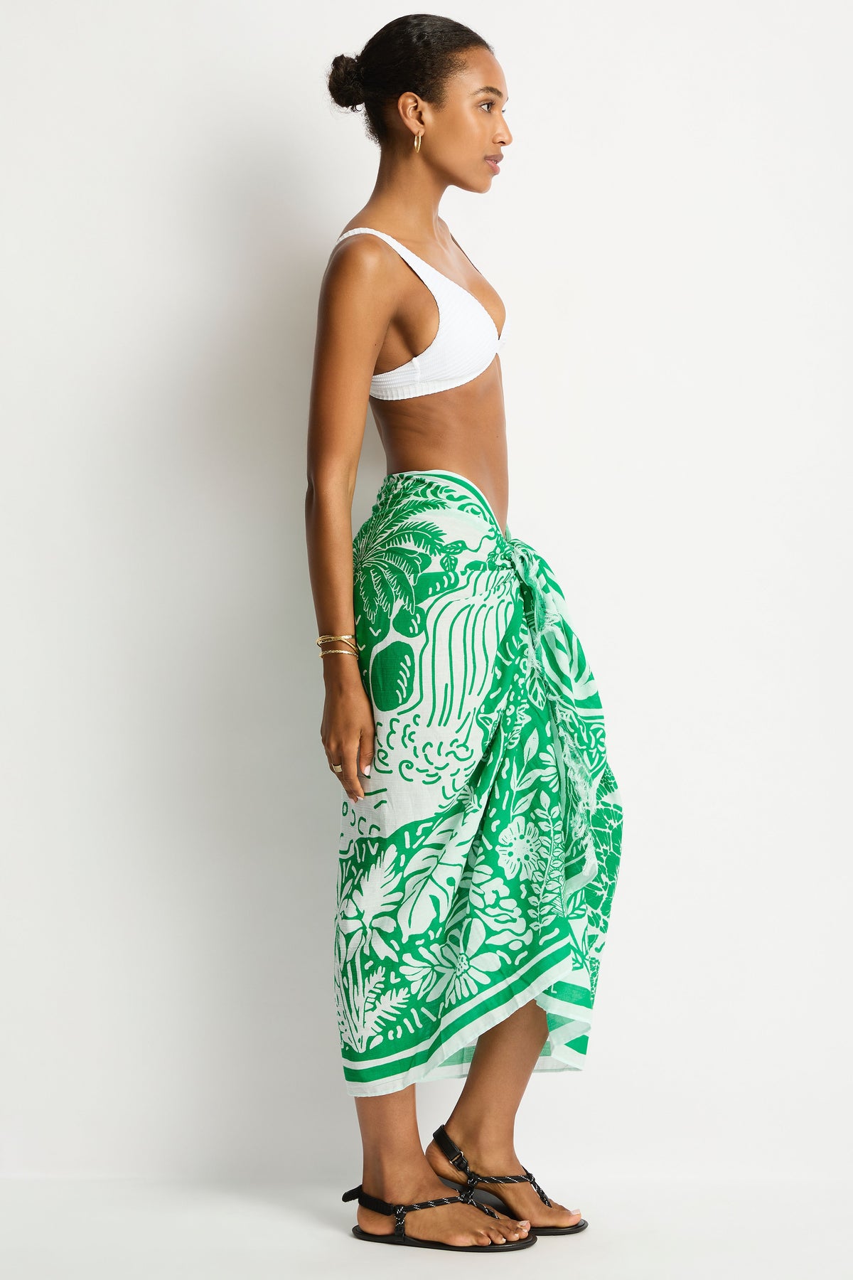 Sea Level Long Sarong - Jungle Lino