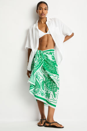 Sea Level Long Sarong - Jungle Lino