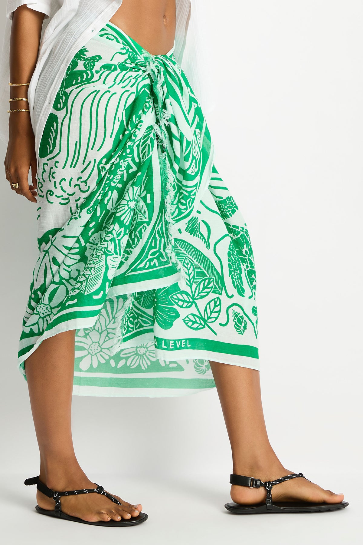 Sea Level Long Sarong - Jungle Lino