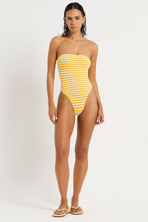 Bond-Eye Fane 1 Pce - Saffron Stripe
