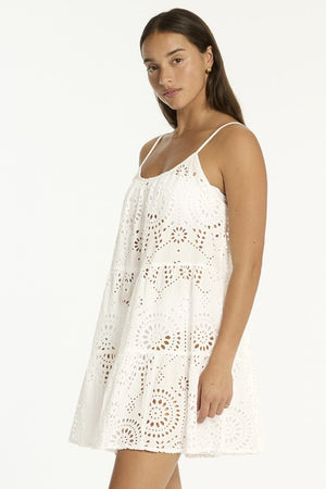 Sea Level Tie Back Short Sundress - Ibiza