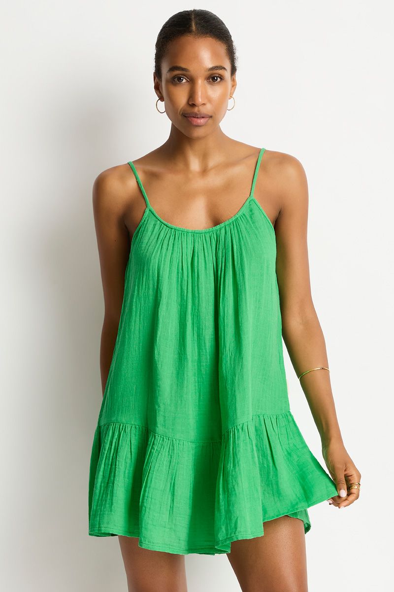 Sea Level Short Sundress - Sunset