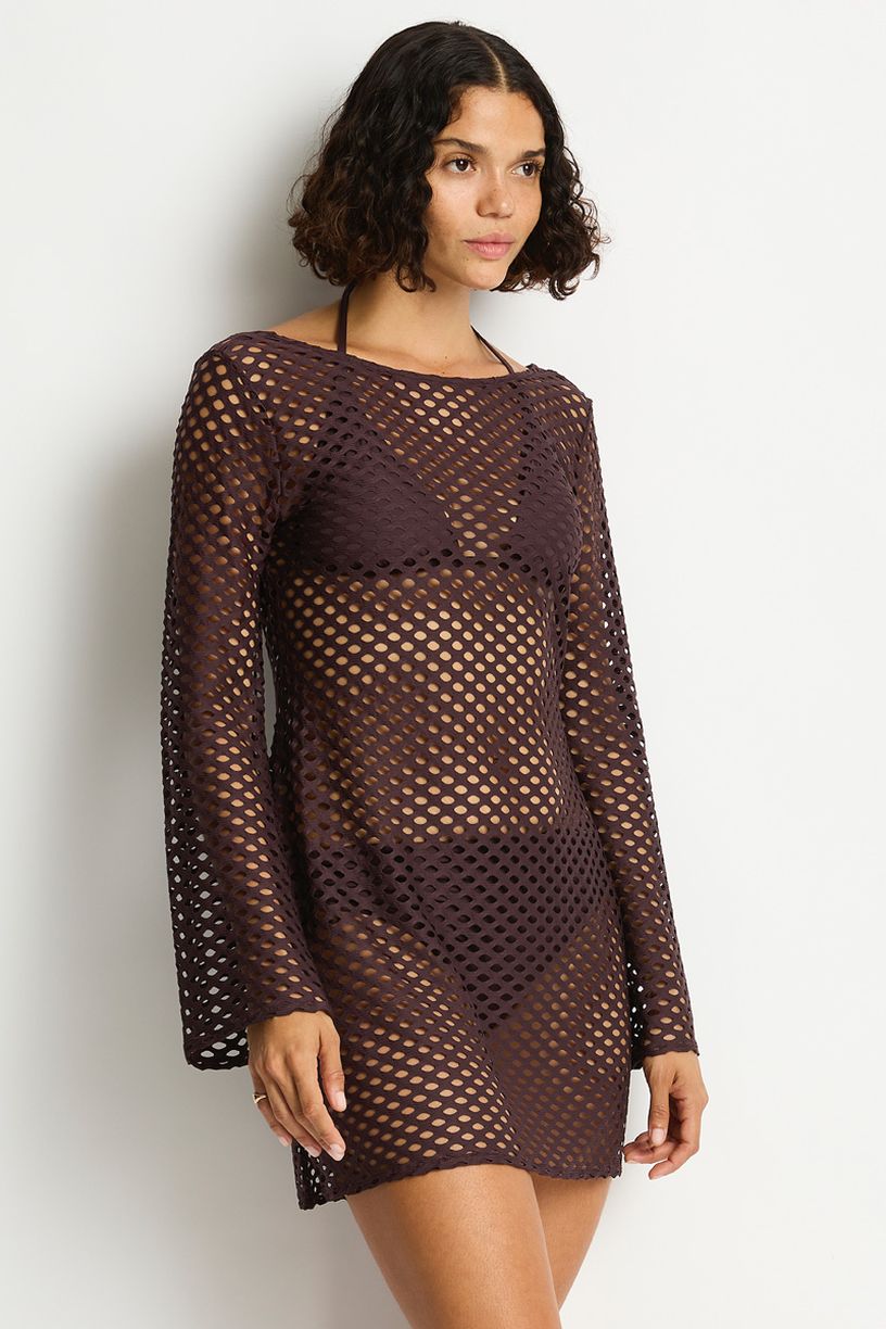 Sea Level Mesh Cover Up - Castaway