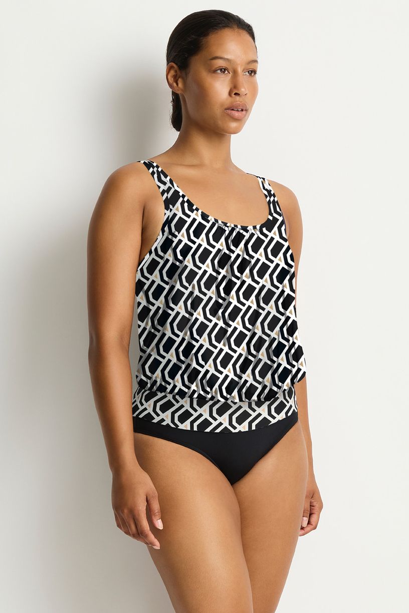 Sea Level Blouson Tank Multifit Singlet Top - Costa