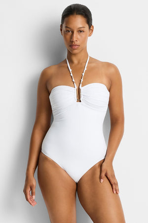 Sea Level U Bar Bandeau One Piece - De Luxe