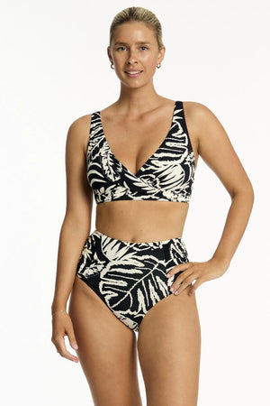 Sea Level Cross Front Multifit Bra Top - Jungle Book