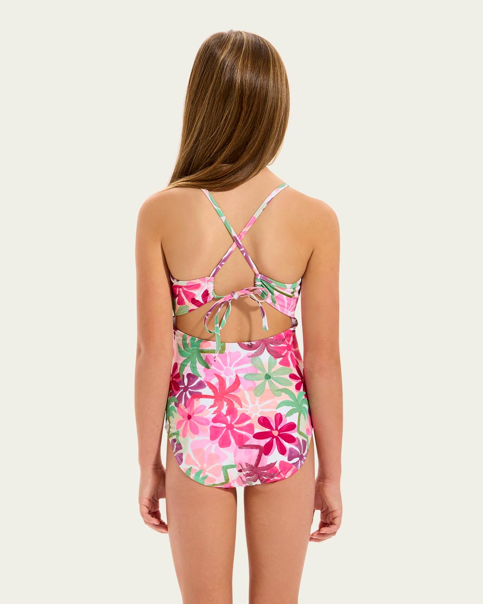 Seafolly Girls Tie One Piece - Paradise