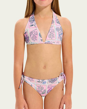 Seafolly Girls Halter Bikini - Bloom Floral