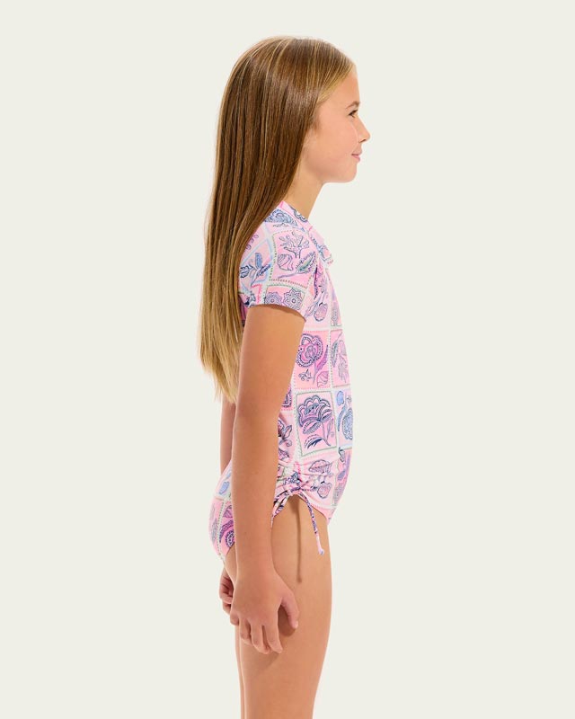 Seafolly Girls Paddlesuit - Bloom Floral