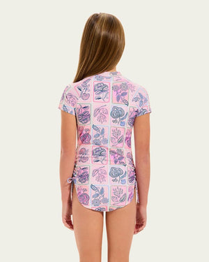 Seafolly Girls Paddlesuit - Bloom Floral