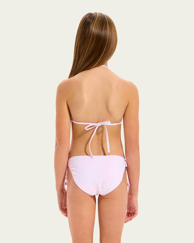 Seafolly Girls Bead Tri Bikini - Stripe