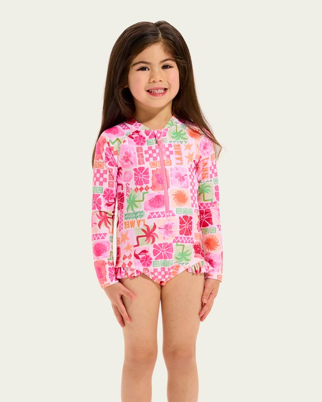 Seafolly Toddler Girls Paddlesuit - Summer Paradise