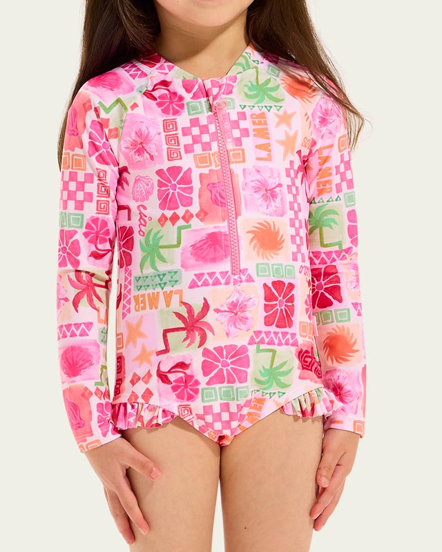 Seafolly Toddler Girls Paddlesuit - Summer Paradise