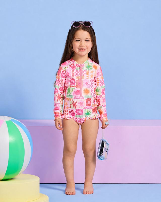 Seafolly Toddler Girls Paddlesuit - Summer Paradise