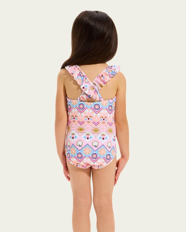 Seafolly Toddler Girls One Piece - Geo Blossom