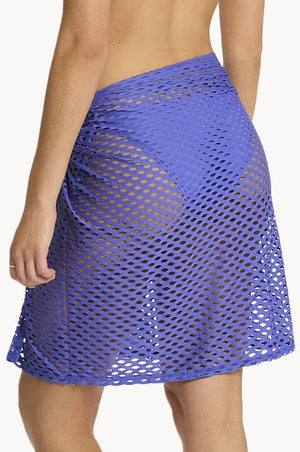 Sea Level Mid Length Mesh Wrap - Castaway