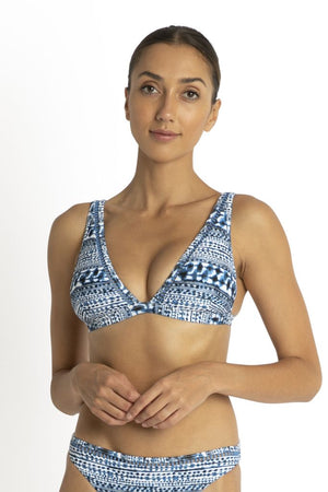 Sunseeker High Tri Bralette - Byron Bay